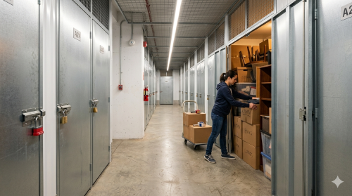 Empresa de Self Storage serve para guardar móveis antigos?